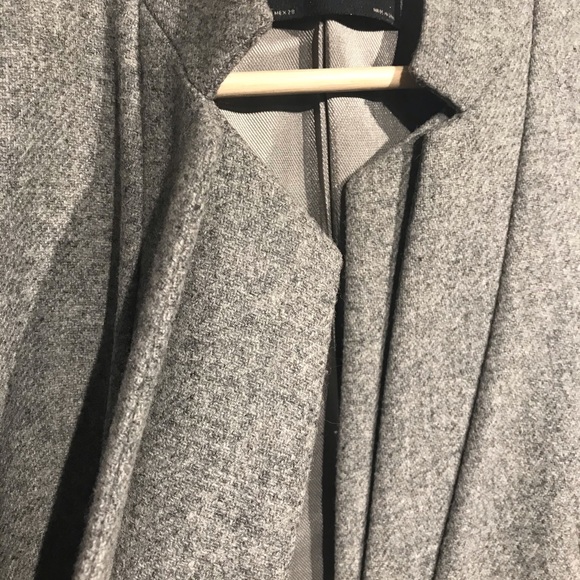 Zara Gray Wool Blazer - Picture 4 of 5